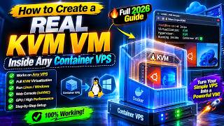 How to Create a REAL KVM VM Inside Any Container VPS Full 2026 Guide