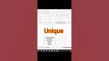 "Excel-এ UNIQUE ফর্মুলা দিয়ে ডুপ্লিকেট নাম সহজে মুছে ফেলুন" || It Pathshala 360 ||