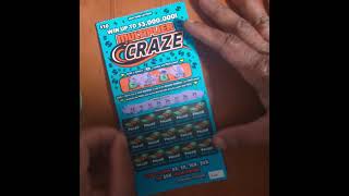 craze multipler SCRATCH OFF JACKPOT CLOSE TO WON#lottery #newyork #scratchofftickets