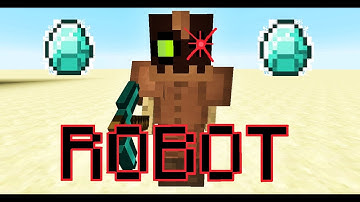 Armor Stand Robot in Minecraft !