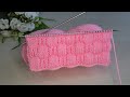 Kolay İki Şiş Örgü Yelek Model Desen 🌸#crochet #knitting #diy #handmade #flower 