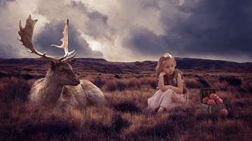 Photoshop Manipulation Tutorial ! My deer Dark Fantasy Forest