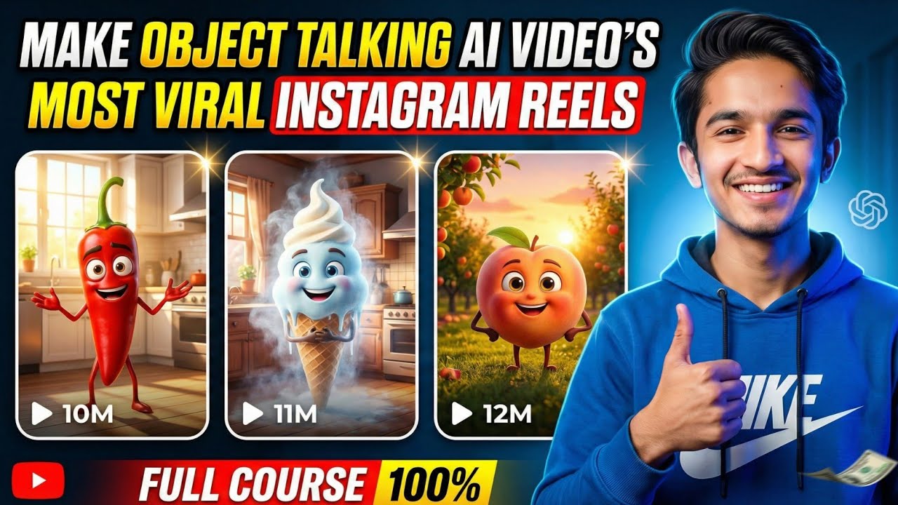 How To Make AI Talking Objects FREE 🔥| AI Talking Food Videos Kaise ...