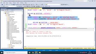 53.FORMAT() FUNCTION IN SQL - TELUGU 48 Iff Function In Sql Telugu