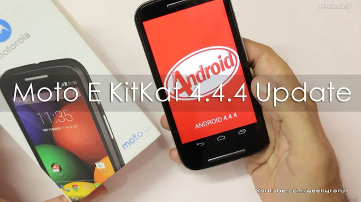 Moto E Dual SIM Android KitKat 4.4.4 Software Update - DayDayNews