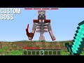 Minecraft but you can SPAWN NEW CUSTOM BOSSES ! SUPER BOSS ?