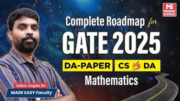 Detailed Strategy for GATE 2025 DA Mathematics | Syllabus, Weightage & Study Plan | MADE EASY