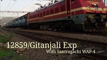 Legendary Train 12859/Gitanjali Exp With Santragachi WAP-4#22385