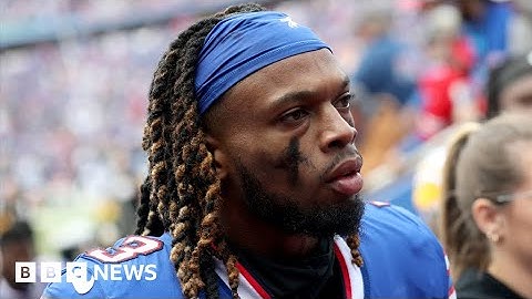NFL star Damar Hamlin remains in critical condition after cardiac arrest - BBC News