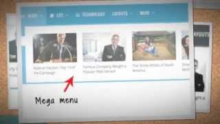 Magazine -Responsive 3-Column Theme + Download screenshot 5