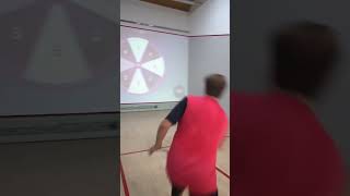 Have you ever played #darts in a #squash court?