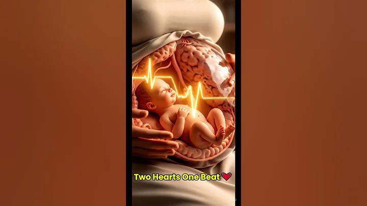 Two Hearts One Beat💓Miracle of Life Inside the Womb #shorts #miracleinmotion #pregnant #baby