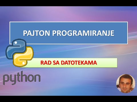 Pajton programiranje-Datoteke-Uvod