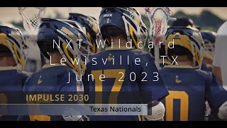 Impulse 2030 playing against the Texas Nationals 2031 at the NXT Wildcard Tournament 2023