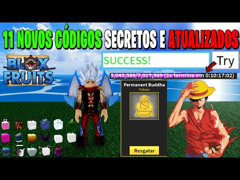 25 Códigos Secretos do Blox Fruits! (2x XP, STAT RESET E MUITO