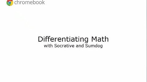 Differentiating Math with Socrative and Sumdog