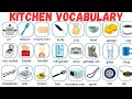 Kitchen vocabulary in english  english practice englishvocabulary