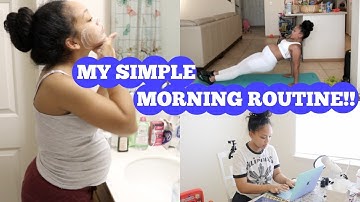 MY PREGNANT MORNING ROUTINE!!