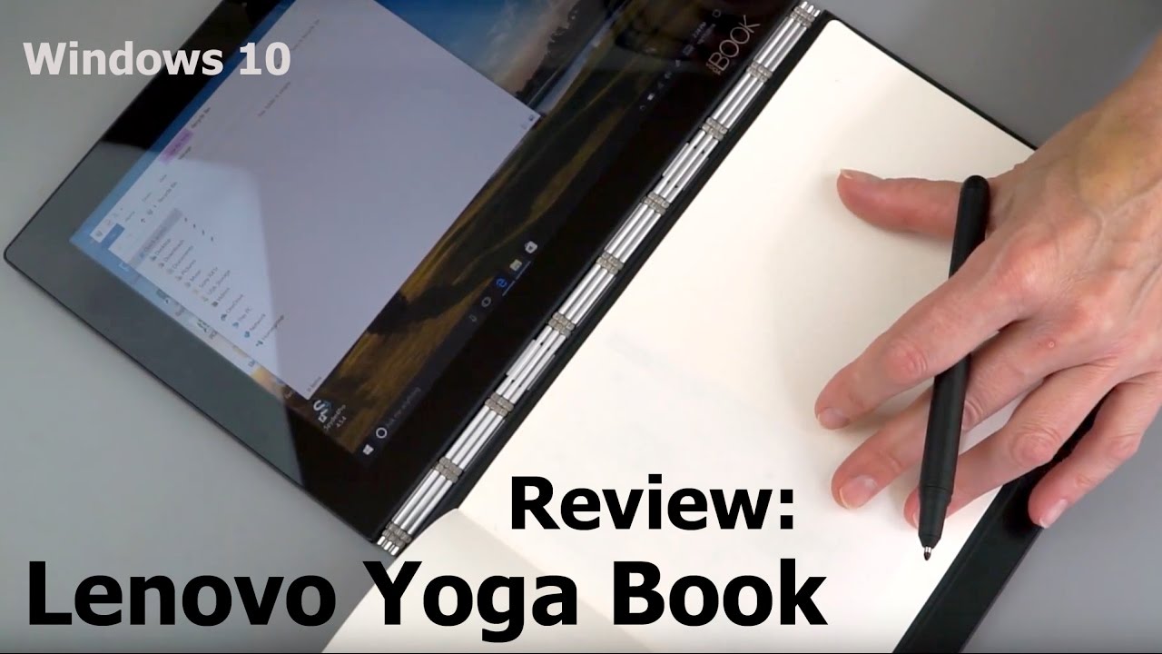 Lenovo Yoga Book Windows Setup and First Impressions - YouTube