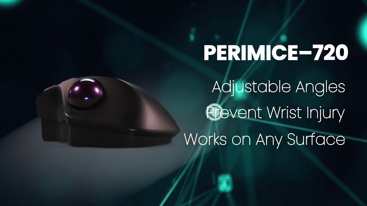 Perixx Perimice 608 Programmeerbare Ergonomische muis (Rechts - draadloos