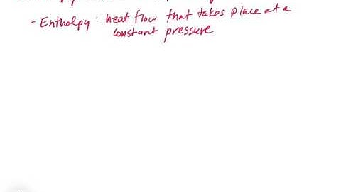 Chapter 6. Enthalpy and Enthalpy Changes