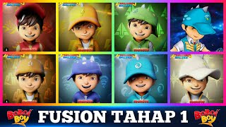 ALL BOBOIBOY FUSION LEVEL 1 (FANART) || LIKE THE SKY