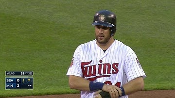 SEA@MIN: Plouffe plates Dozier with an RBI double
