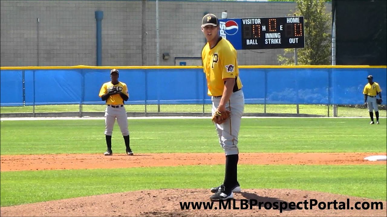 Pirates RHP Jameson Taillon vs Blue Jays 1B K C Hobson minor league