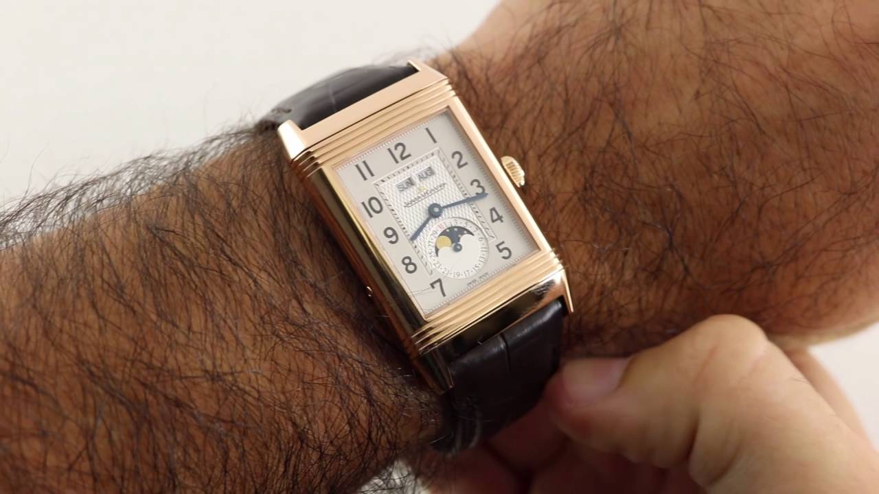 Jaeger-LeCoultre Reverso Calendar Moonphase Luxury Watch Review - YouTube