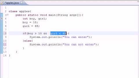 Java Programming Tutorial   11   Logical Operators | Java Tutorial