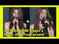 Capture de la vidéo [Le Sserafim] Lesserafim Yunjin Speaking English On Debut Showcase