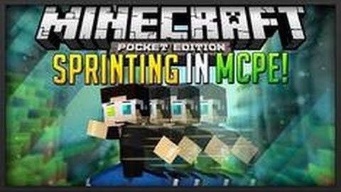 Sprinting and Crouching in MCPE -Mod Showcase