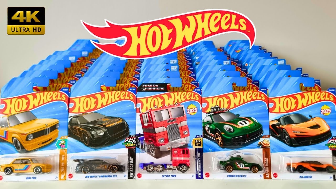 Opening 50 Hot Wheels of 2025