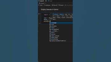 🎉 Create a Dynamic Calendar in Python with Just a Few Lines of Code! 📅 #PythonMagic #CodingHacks"