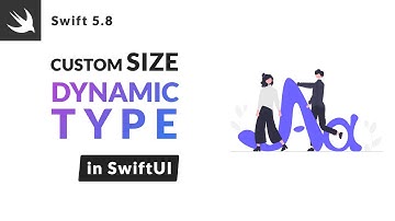 Custom Size dynamic type in SwiftUI