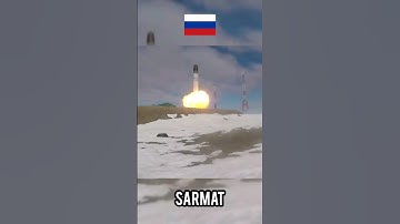 Test Of New Sarmat ICBM 🇷🇺🚀 #shorts #short #missile #russia #icbm