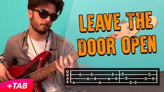 Video thumbnail of "Bruno Mars, Anderson .Paak - Leave The Door Open [BASS COVER +TAB]"