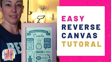 Easy Reverse Canvas Tutorial In Less Than 30 Minutes! | What is a Reverse Canvas? [Tutorial]