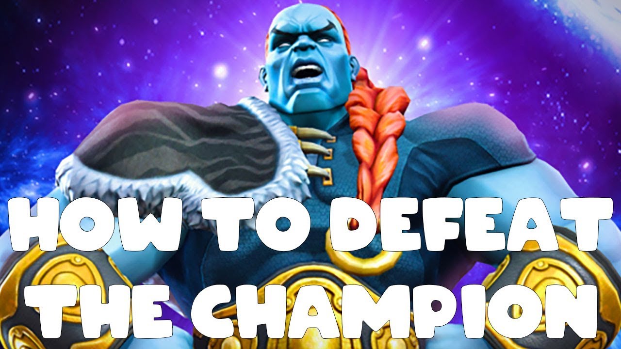 How to Defeat The Champion | Marvel Contest of Champions - YouTube