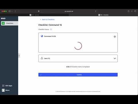 ESO - Checklists Module - YouTube