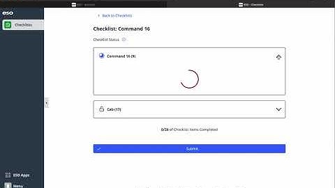 ESO - Checklists Module