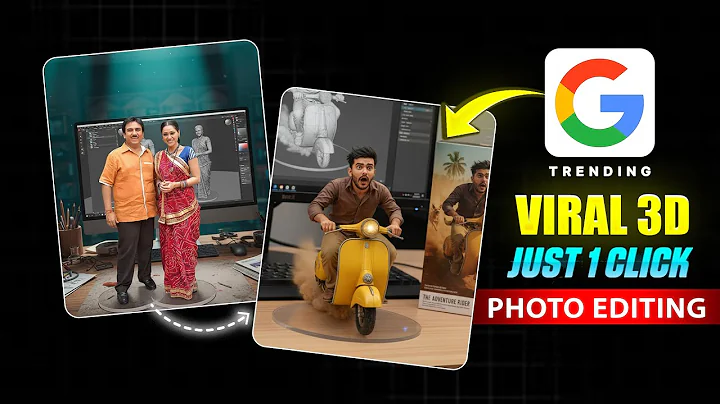 Instagram Trending Viral Photo Editing + Video | Prompt for 3D Model in Gemini | Nano Banana