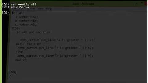 plsql :Greater among three numbers