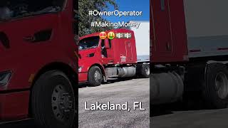 Rolling like a gangster! #owneroperator #trucking #money #noaverage