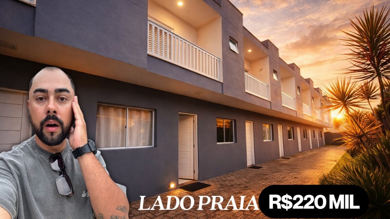 Linda CASA em condomínio fechado LADO PRAIA R$220 MIL Itanhaém Litoral Sul SP