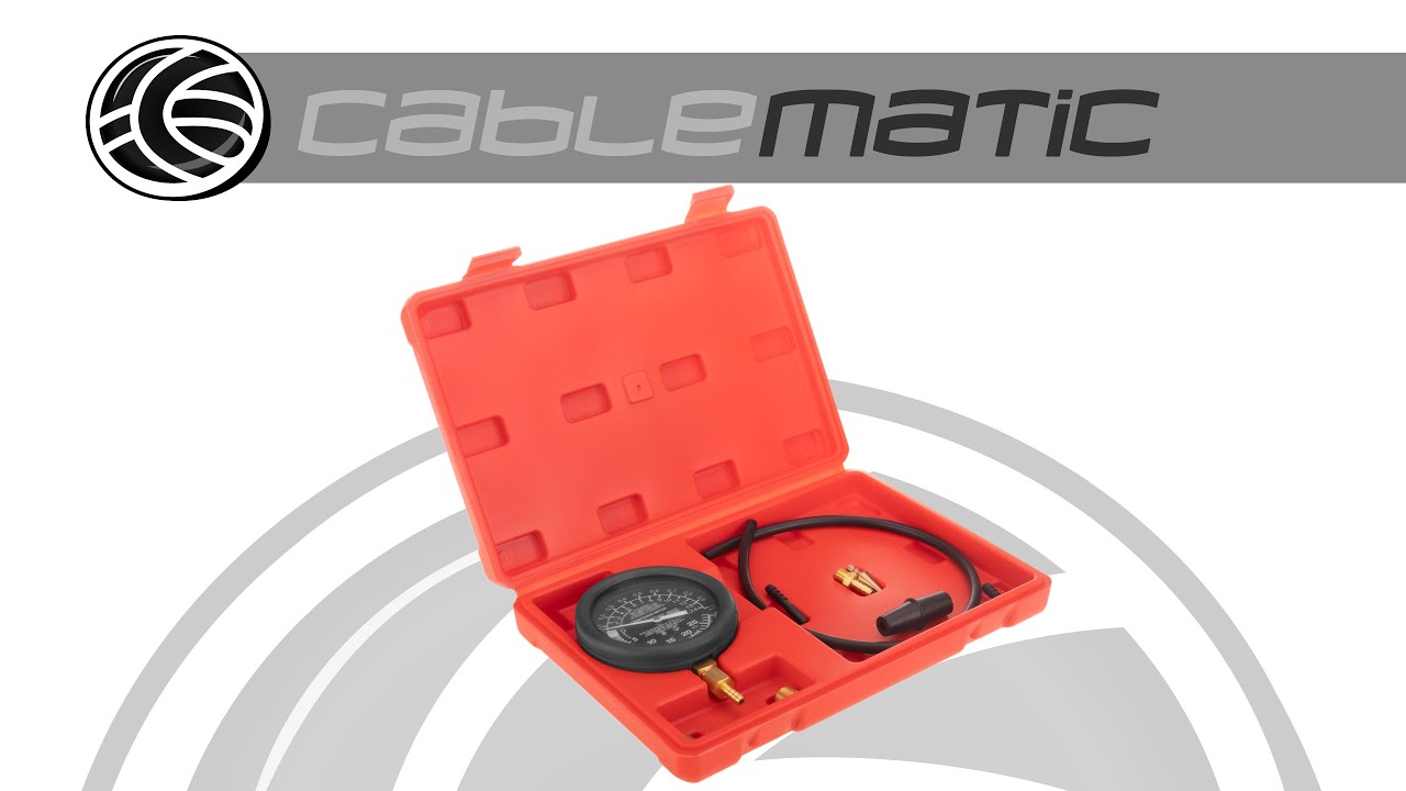 Vacuum gauge to measure the pressure of the fuel supply to the engine -  Cablematic