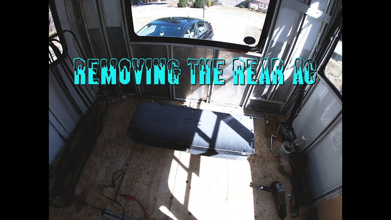 Rear AC Removal (Ford e450) - YouTube
