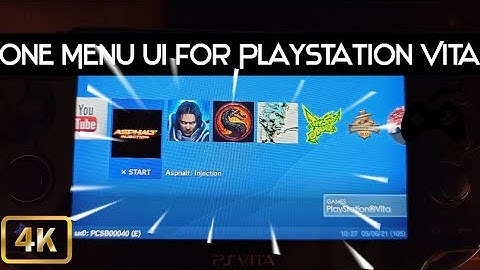 PS4 UI on Ps Vita⚜️ One Menu UI for Ps Vita   Showcase / Playstantion 4 UI on Playstantion Vita