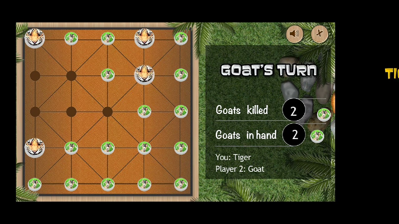 tiger V/S goat baghchal