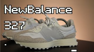 New Balance 327 Unboxing and First Impression | Moonphase White